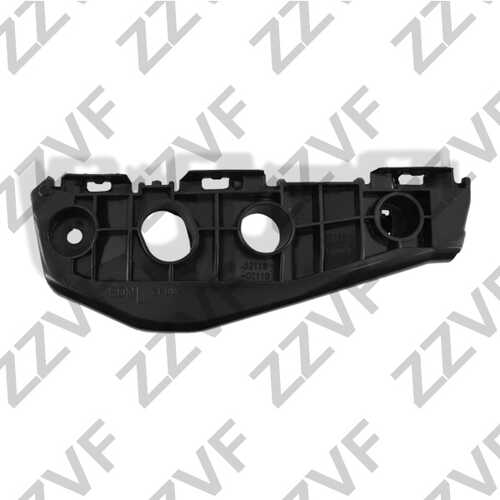 ZZVF ZVTY8080200L Кронштейн бампера переднего левый (L) Toyota Corolla 2008- (-, россия)